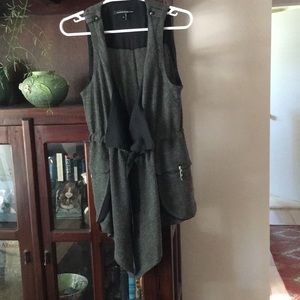 Woolen drapey vest